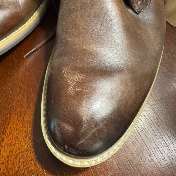 Base London Dark Brown Chukka Boots - Picture 6 of 6